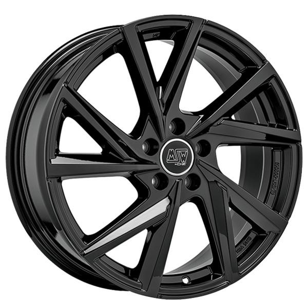 Bild von MSW (OZ) MSW 80/5 gloss black 8.0Jx18 5x108 ET42