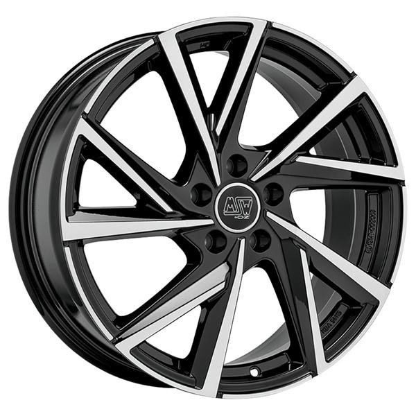 Bild von MSW (OZ) MSW 80/5 gloss black full polished 7.5Jx19 5x114.3 ET40