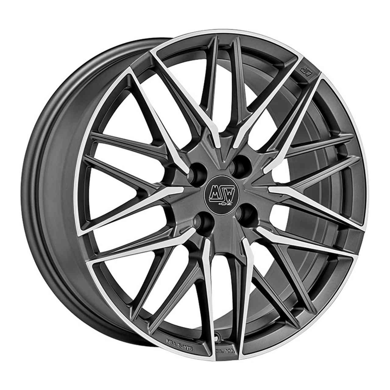 Bild von MSW (OZ) MSW 50-4 matt gun metal full polished 7.5Jx18 4x108 ET38