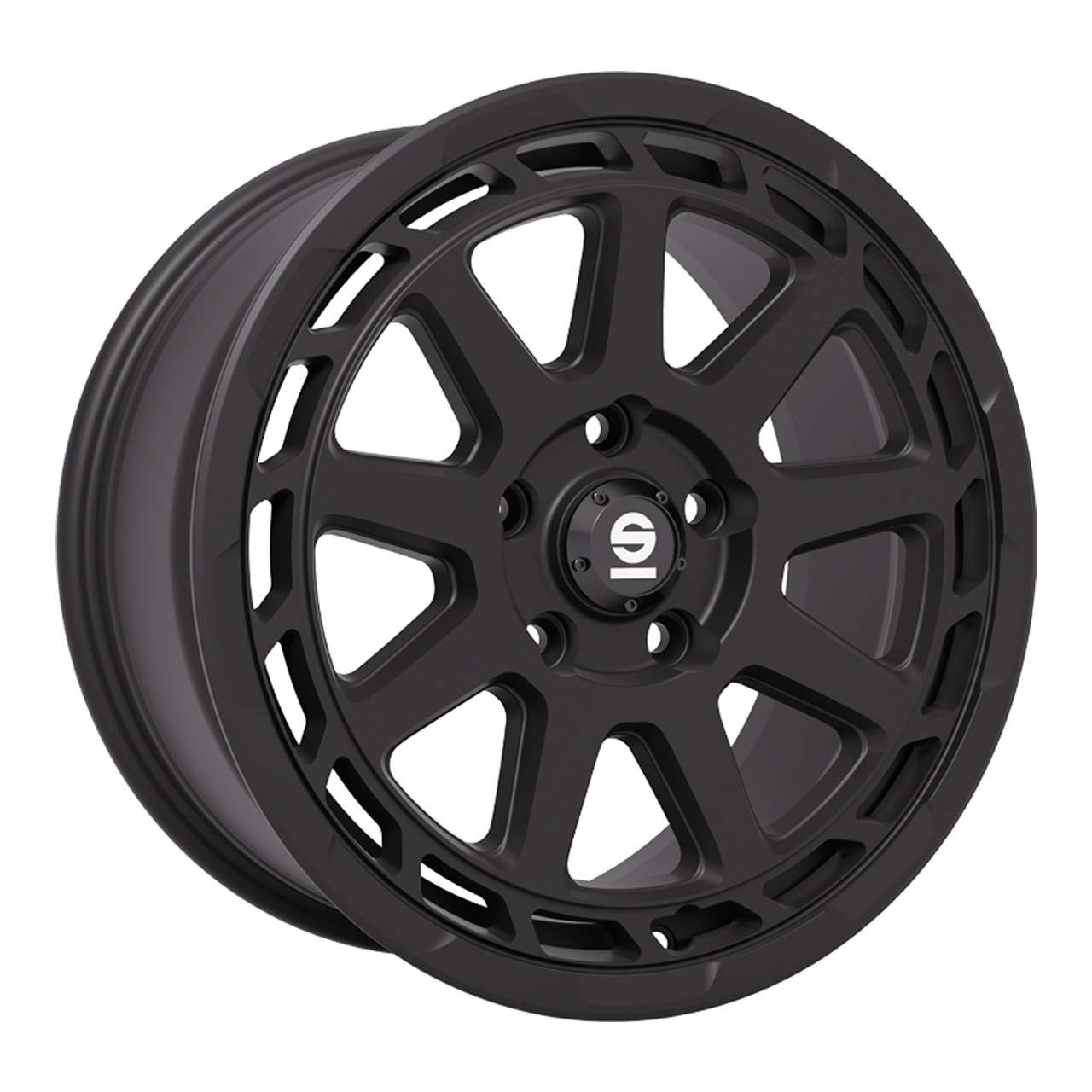 Bild von SPARCO GRAVEL matt black 8.0Jx17 5x108 ET45
