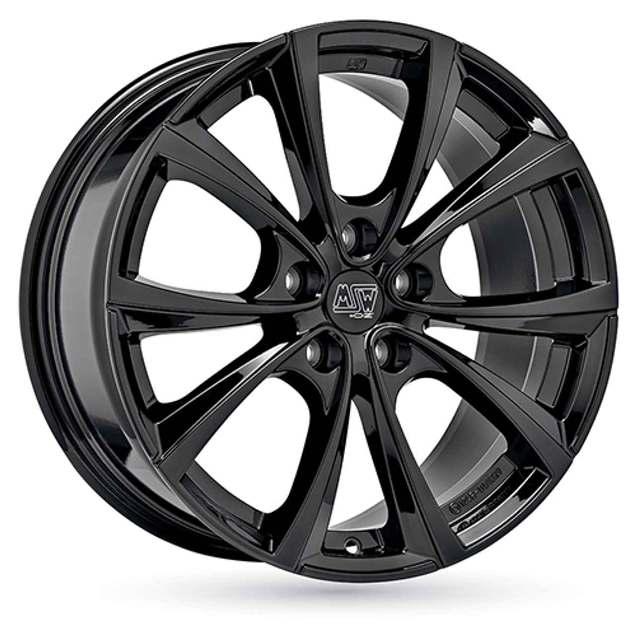 Bild von MSW (OZ) MSW 27T gloss black 9.5Jx20 5x114.3 ET45