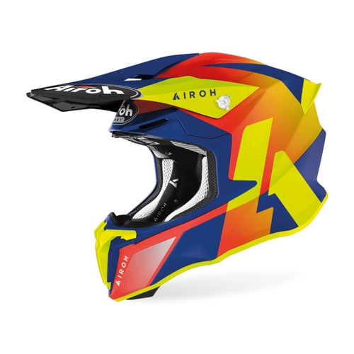 Bild von Airoh Twist 2.0 Lift Motocross Helm - rot-blau-gelb, Größe XL für Männer