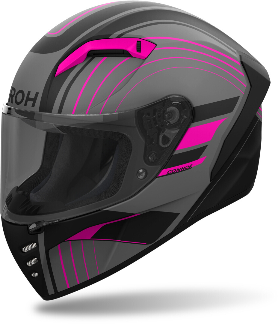 Bild von Airoh Connor Achieve Helm, schwarz-pink, Größe M für Männer