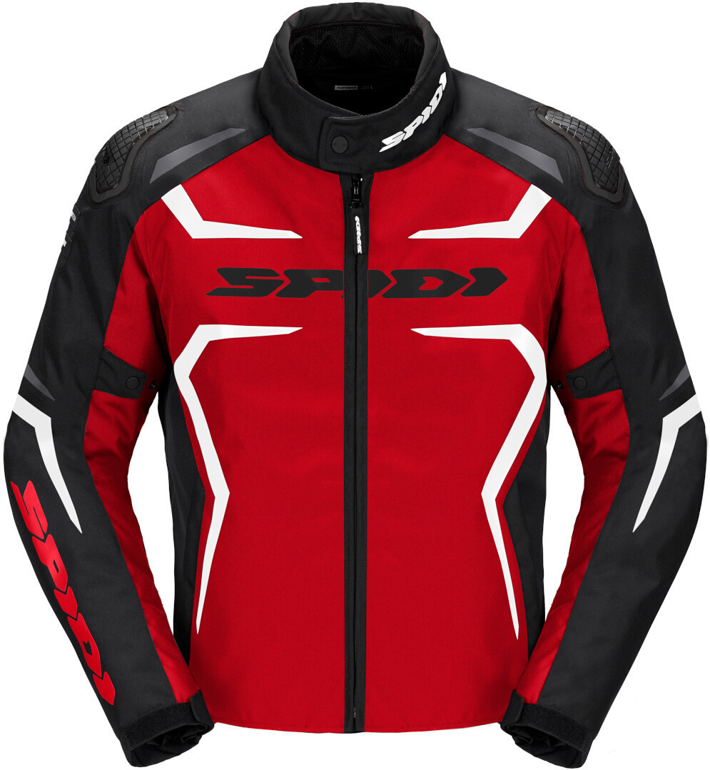 Bild von Spidi Race-Evo H2Out Motorrad Textiljacke, schwarz-weiss-rot, Größe 3XL für Männer