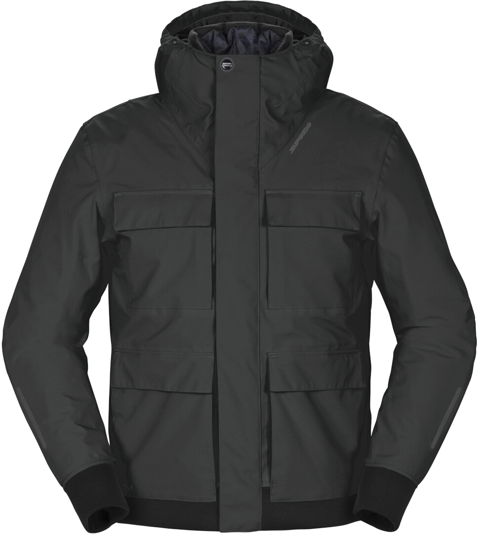 Bild von Spidi Riding Parka H2Out wasserdichte Motorrad Textiljacke, schwarz-grau, Größe 3XL für Männer