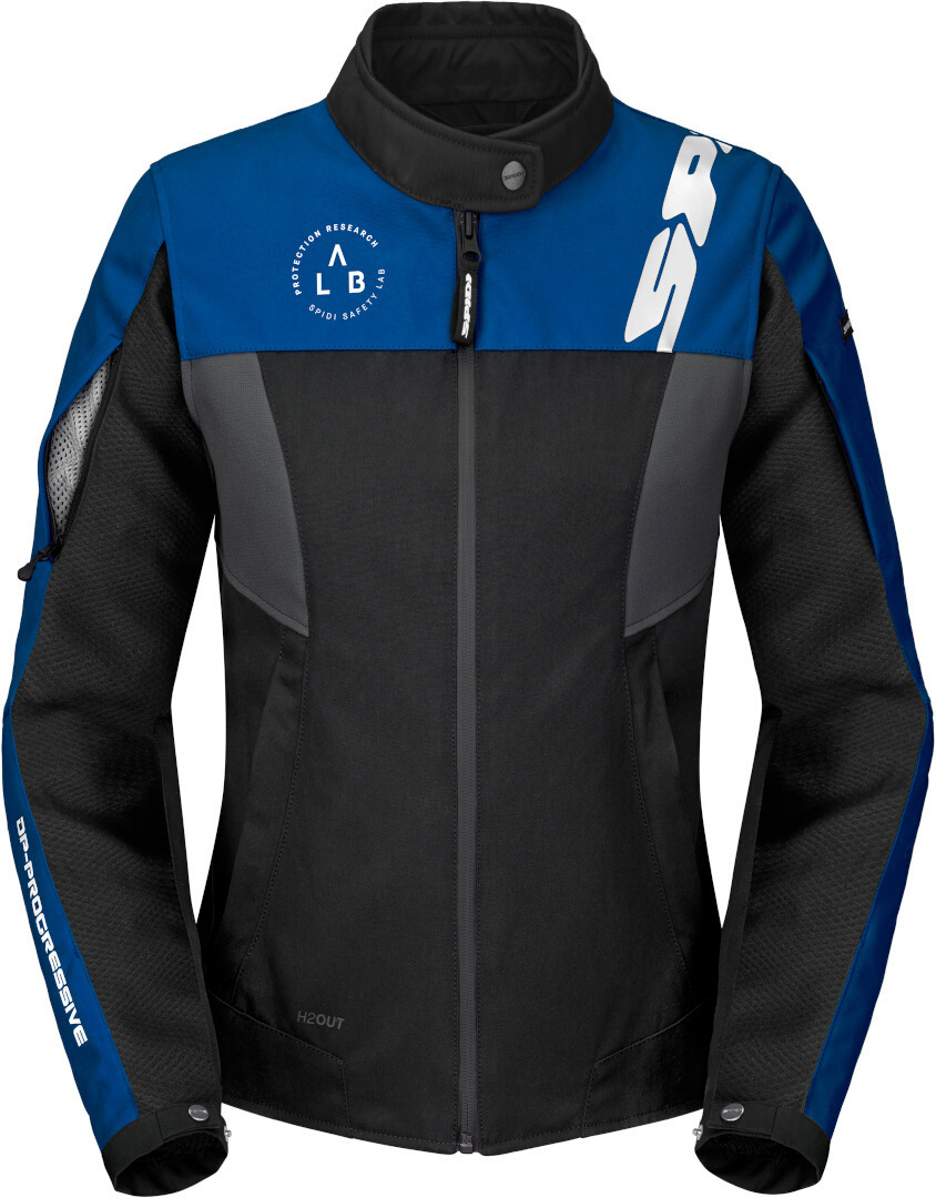 Bild von Spidi Corsa H2Out wasserdichte Damen Motorrad Textiljacke, schwarz-blau, Größe 2XL