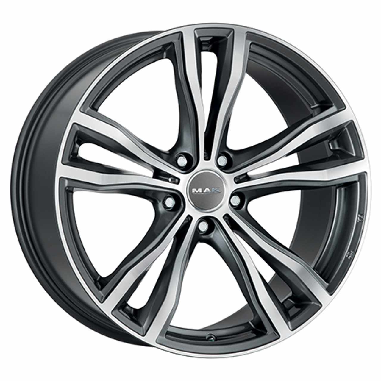 Bild von MAK X-MODE gun metal mirror face 11.5Jx21 5x112 ET38