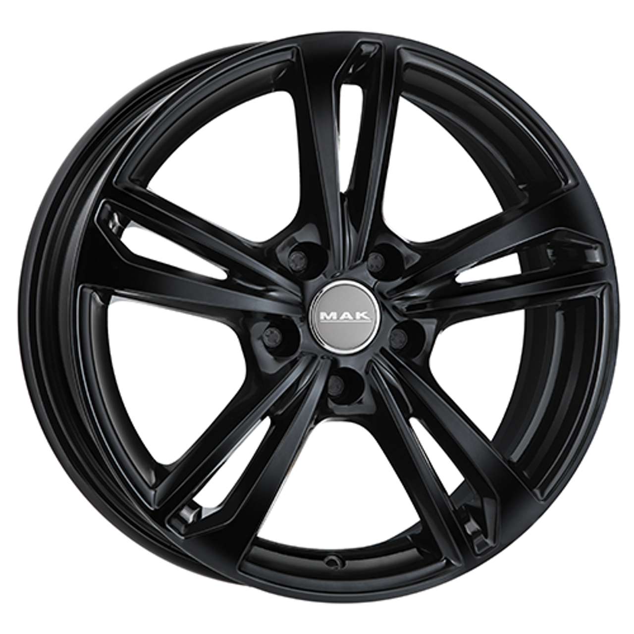 Bild von MAK EMBLEMA UNIVERSAL gloss black 7.0Jx17 5x100 ET38
