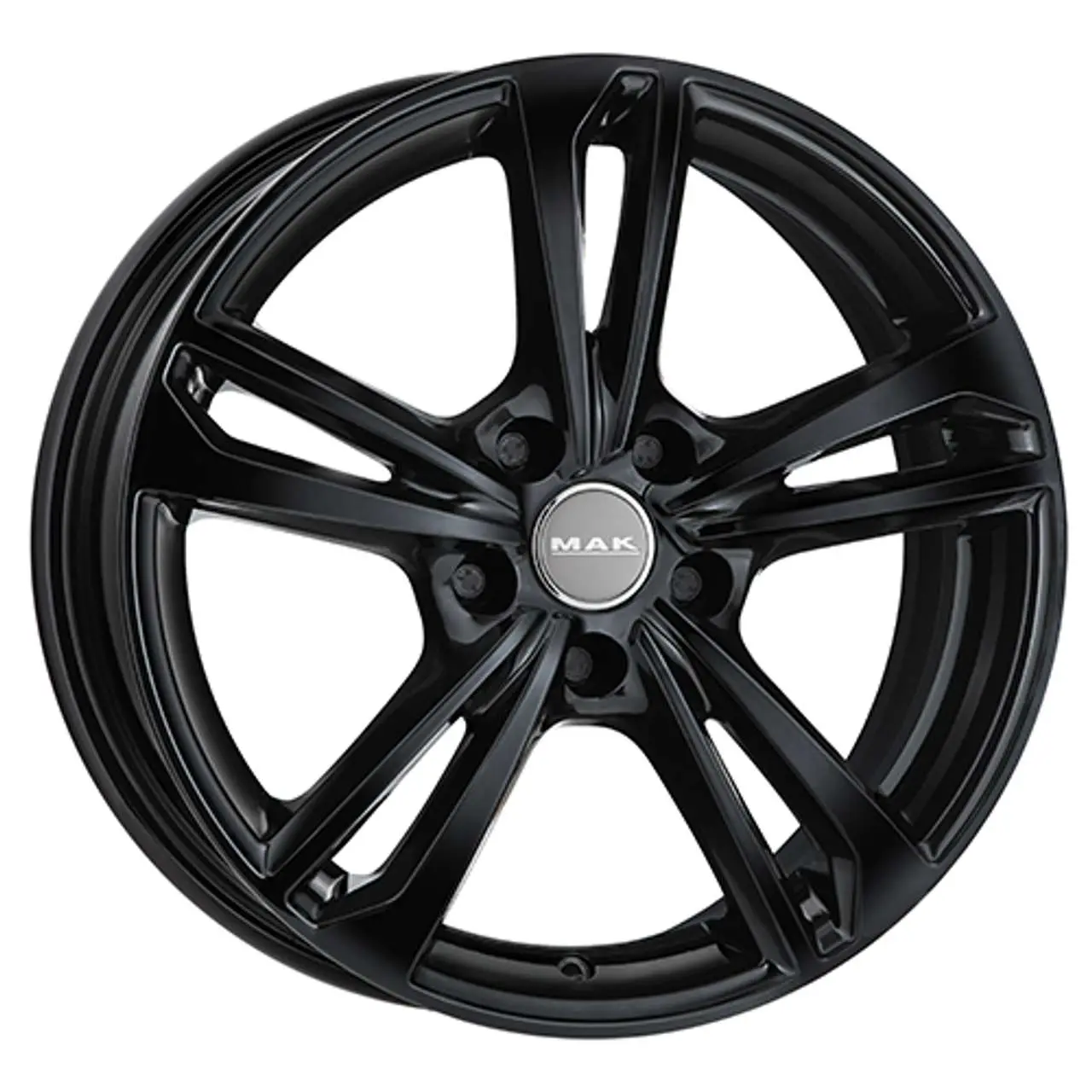 Bild von MAK EMBLEMA UNIVERSAL gloss black 6.0Jx15 5x100 ET38