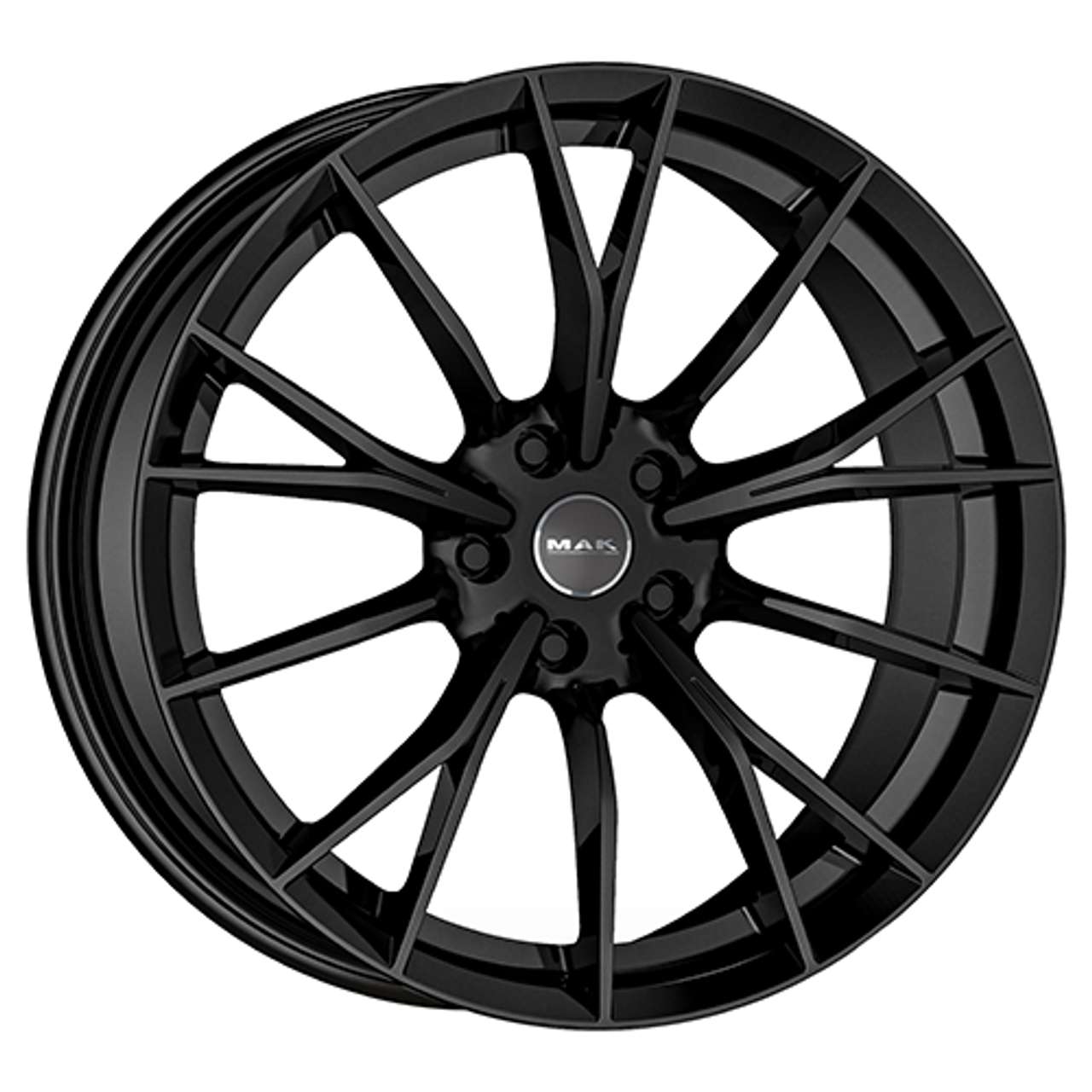 Bild von MAK FABRIK LEICHTMETALLRADER GLOSS BLACK 8x19 5X112 ET 54