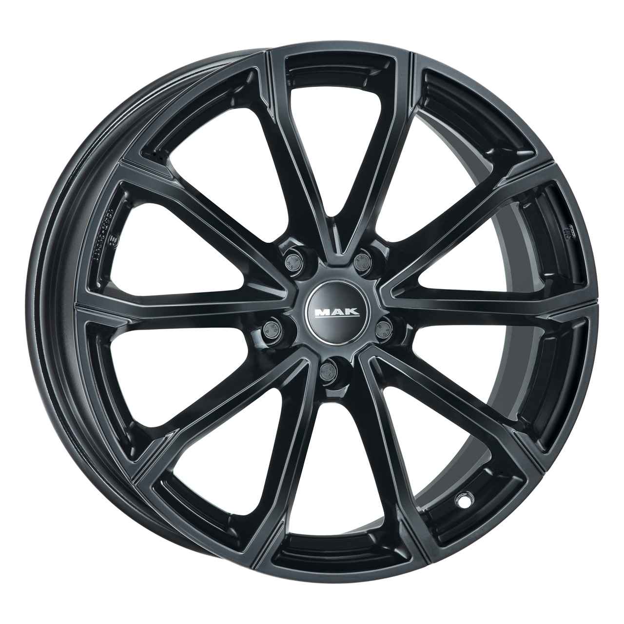 Bild von MAK DaVinci CERCHI IN LEGA GLOSS BLACK 7.5x17 5X112 ET 49