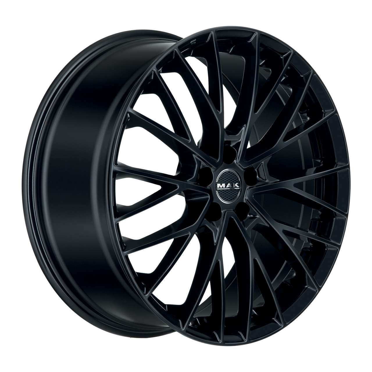 Bild von MAK SPECIALE-D LEICHTMETALLRADER GLOSS BLACK 11.5x23 5X130 ET 52
