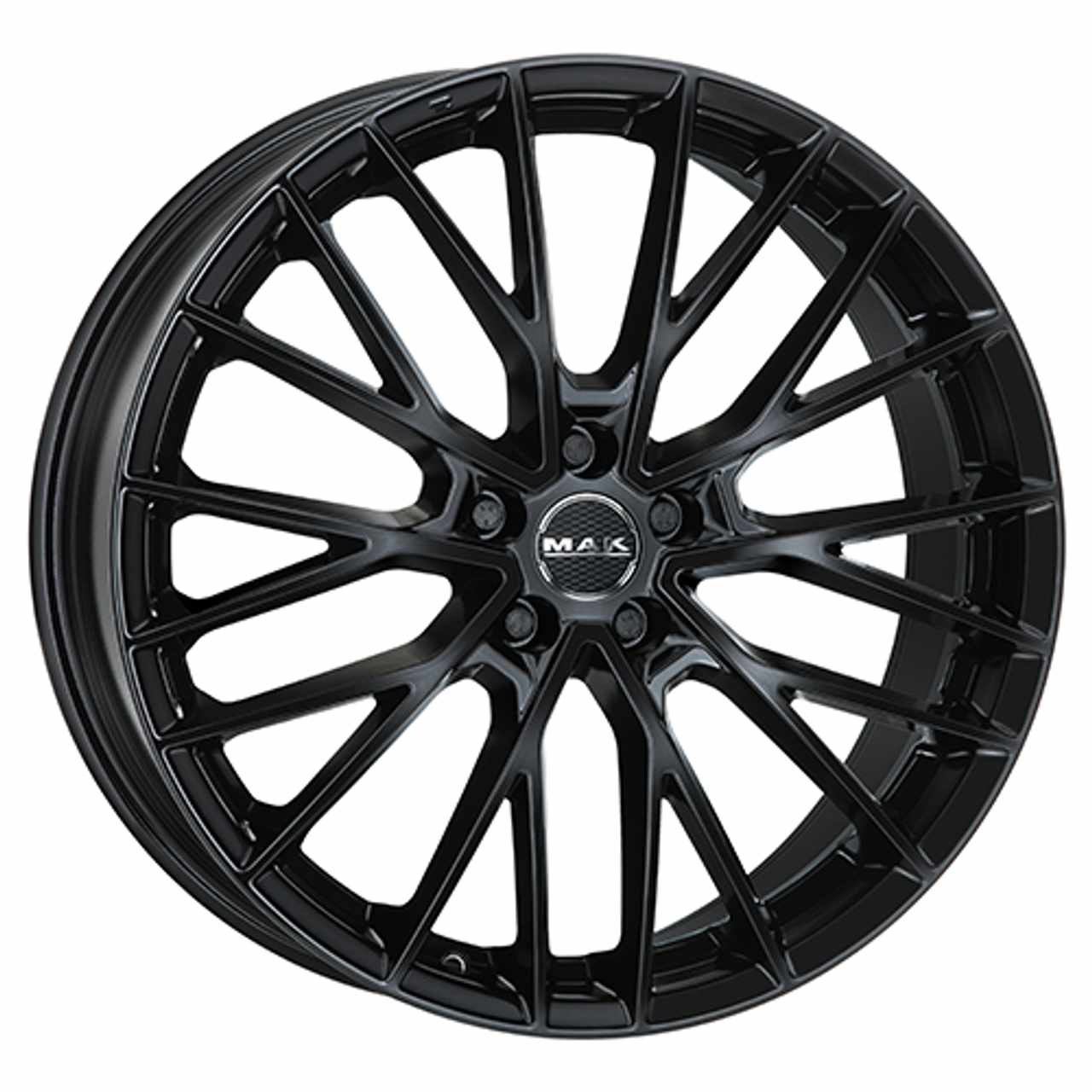 Bild von MAK SPECIALE LEICHTMETALLRADER GLOSS BLACK 10x23 5X120 ET 41