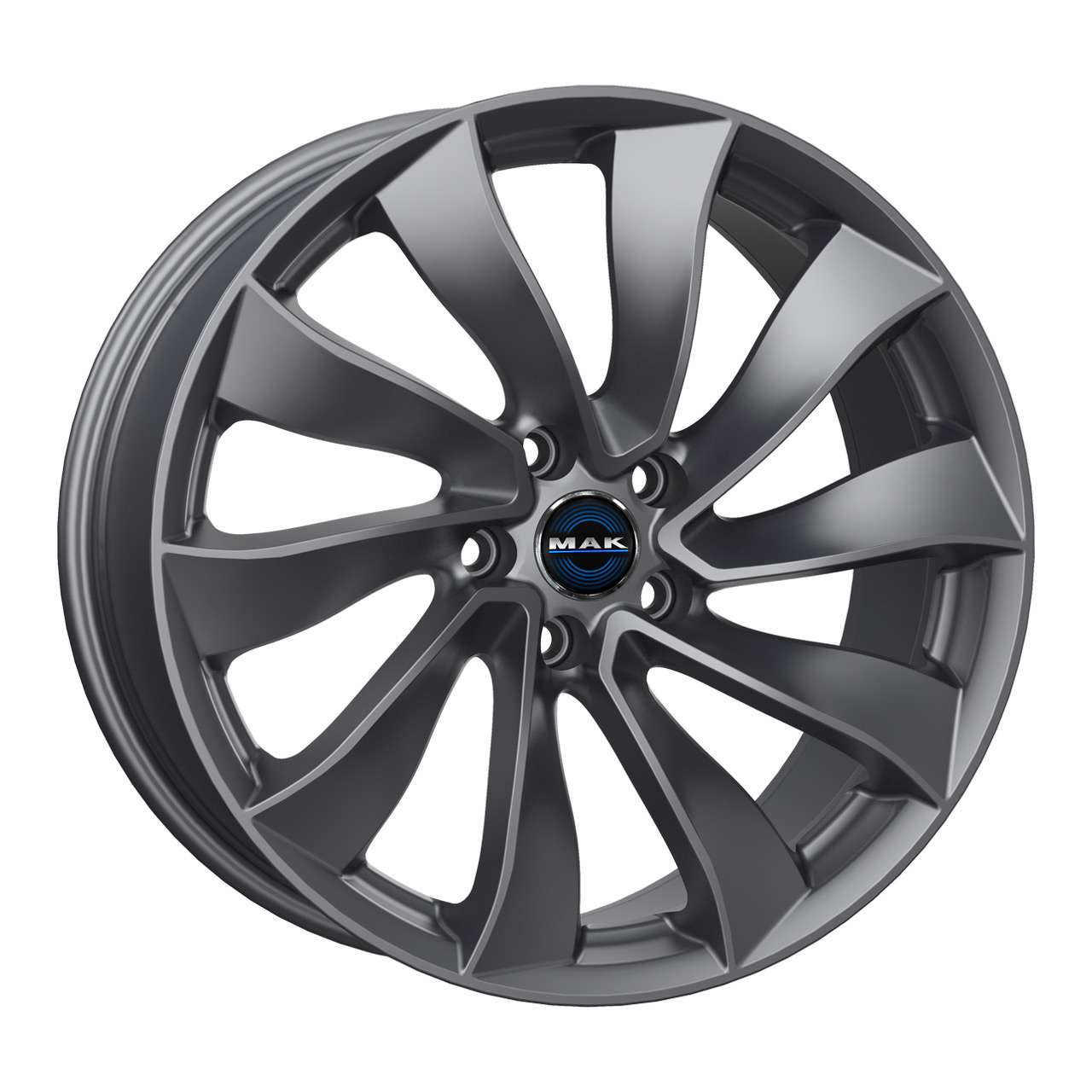 Bild von MAK SOLAR gloss gun metallic 8.5Jx18 5x114 ET38