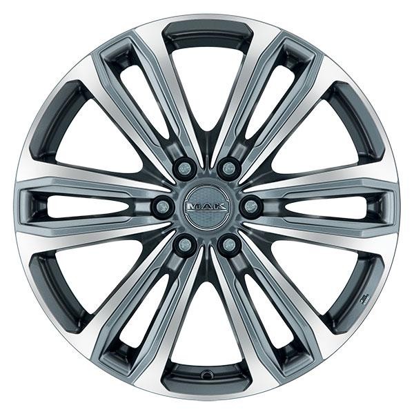 Bild von MAK SAFARI 6 gun metallic mirror 6.5Jx17 6x120 ET50