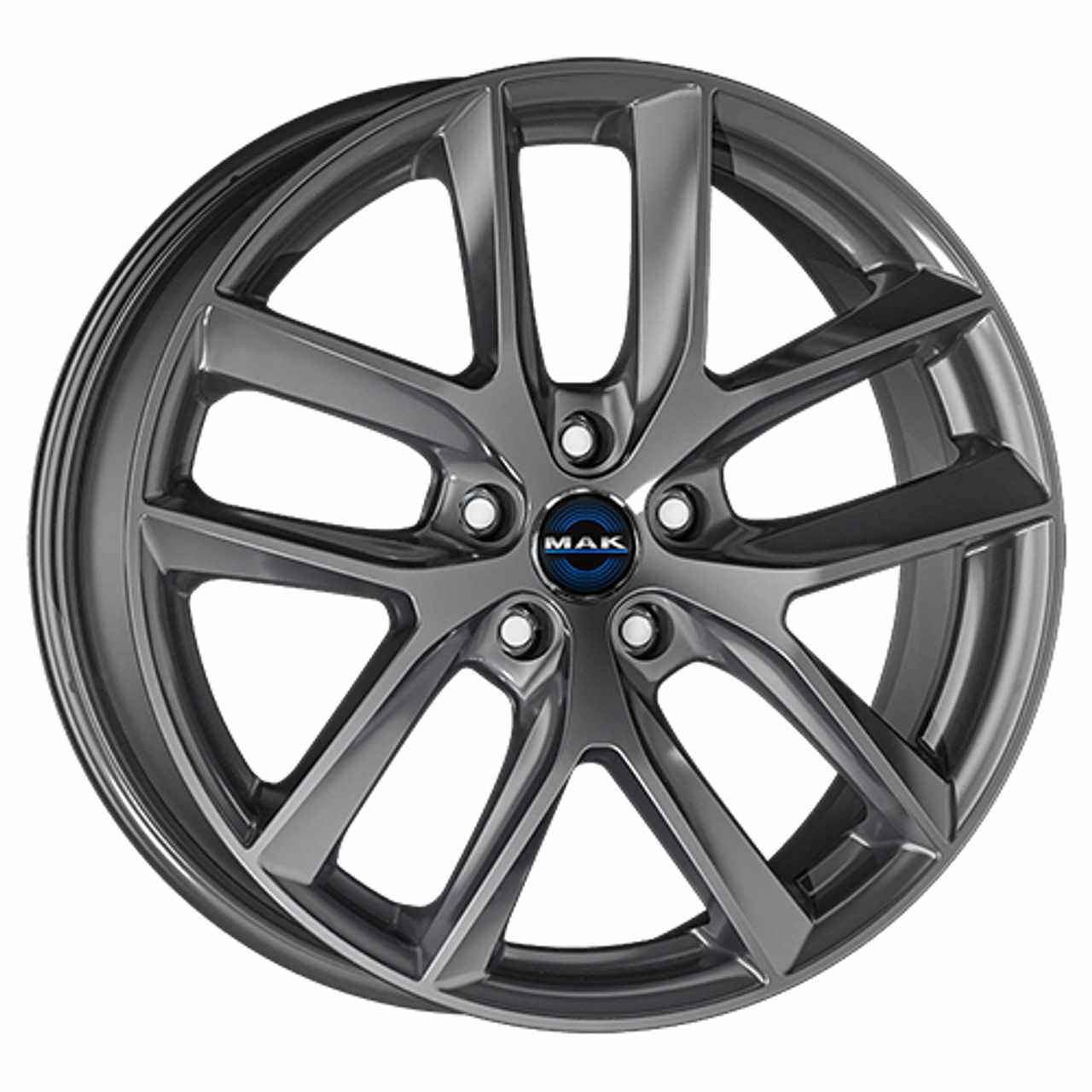 Bild von ALUFELGE MAK VOLTAGE 9.5x19 5x114.3 ET 45 GLOSS GUN METALLIC