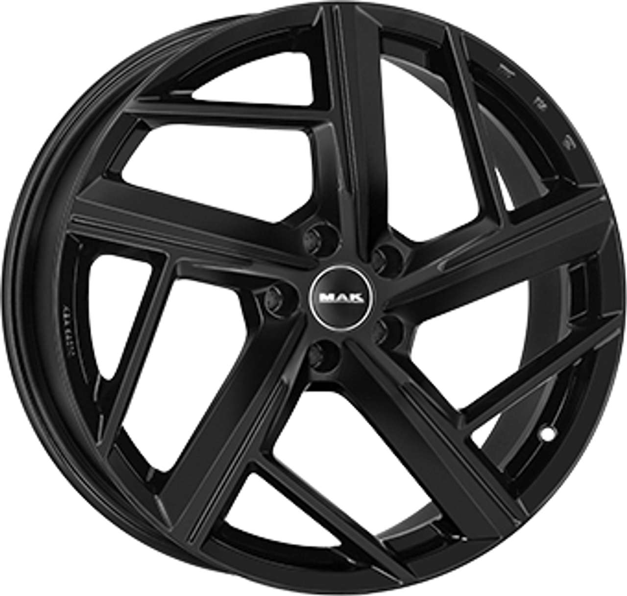Bild von ALUFELGE MAK QVATTRO 9.5x21 5x112 ET 36 GLOSS BLACK