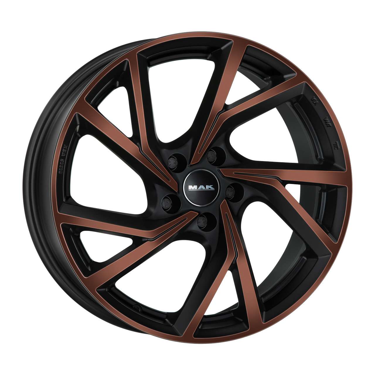 Bild von MAK KASSEL black & bronze 7.5Jx18 5x112 ET50