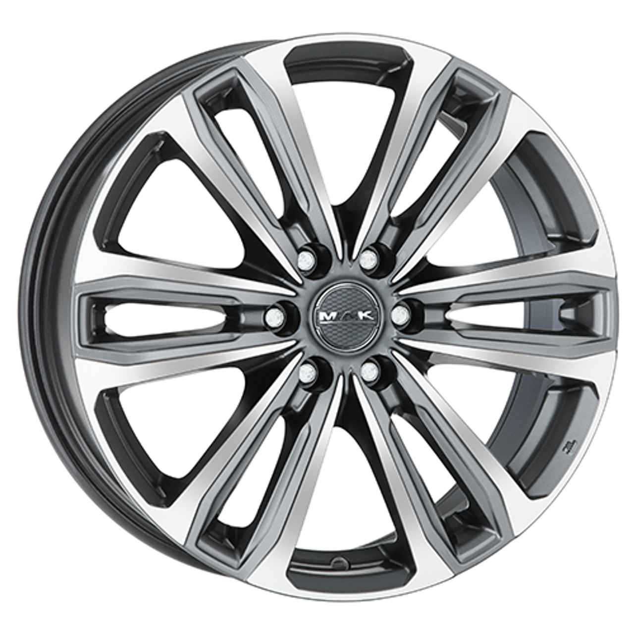 Bild von MAK SAFARI 6 gun metallic mirror 8.0Jx18 6x139.7 ET53