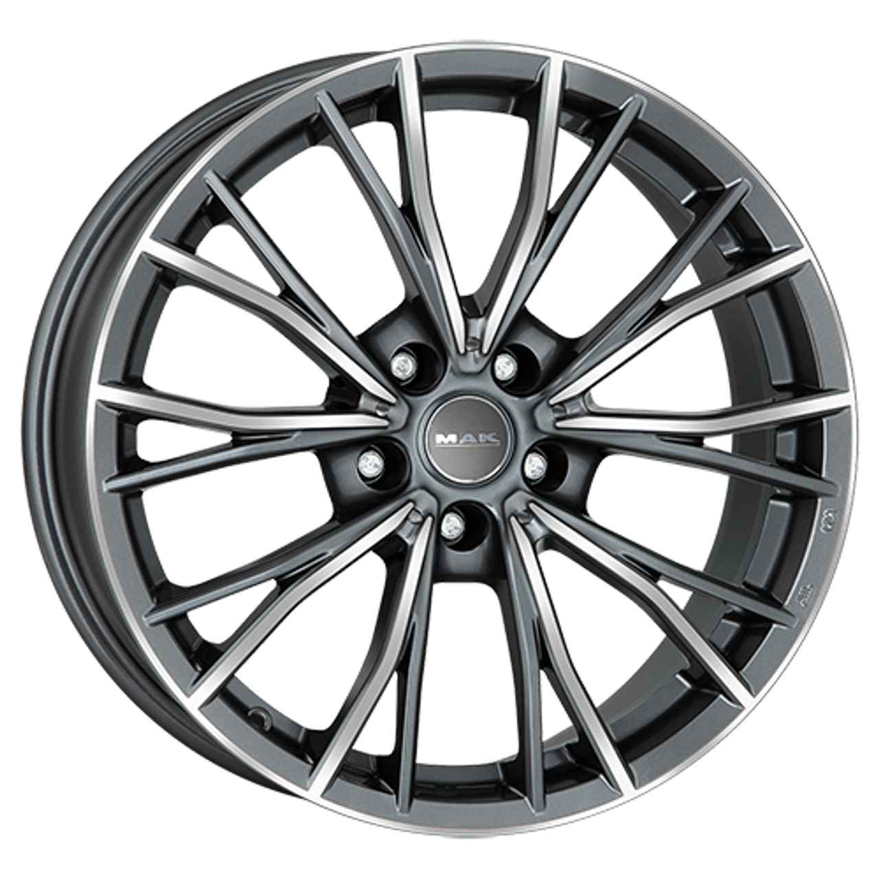 Bild von MAK MARK gun metal mirror face 8.5Jx19 5x112 ET25