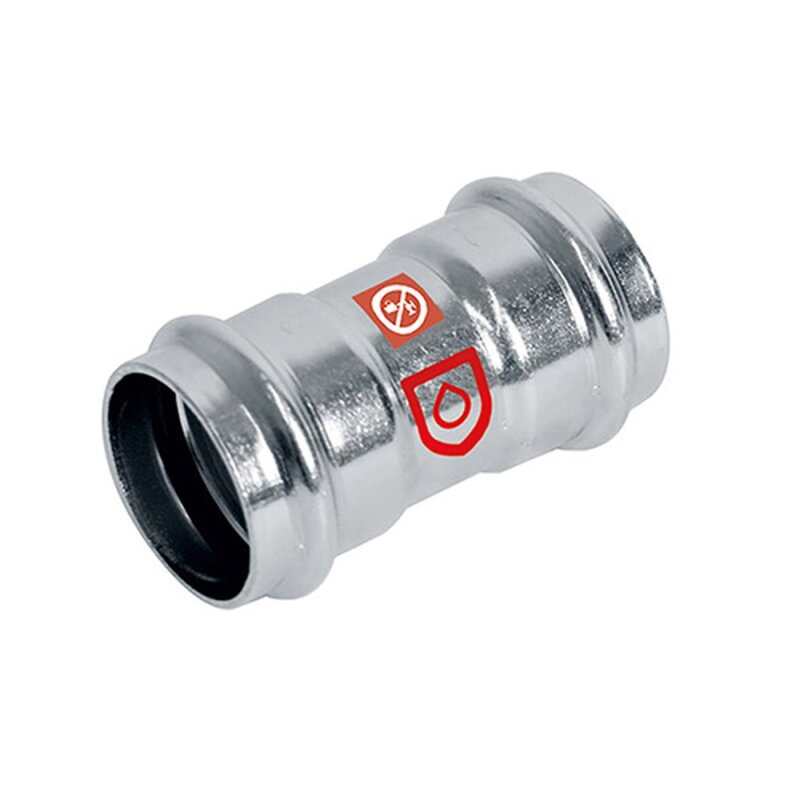 Bild von C-Stahl Pressfitting Muffe 15mm
