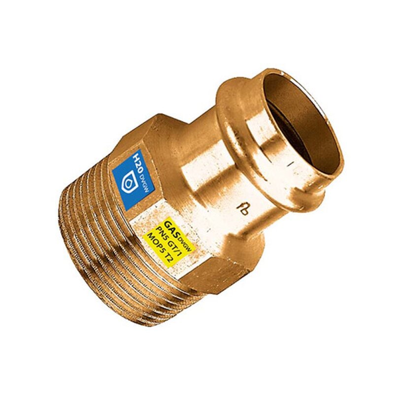 Bild von Kombi Pressfitting Übergangsnippel 28mm x 1" Aussengewinde