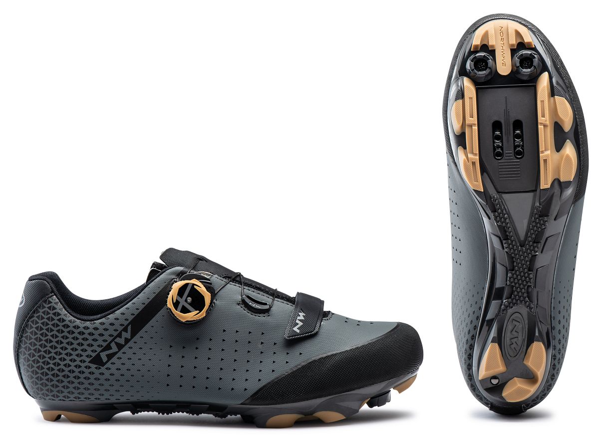 Bild von Northwave Origin Plus 2 MTB Fahrrad Schuhe grau/beige 2023 46