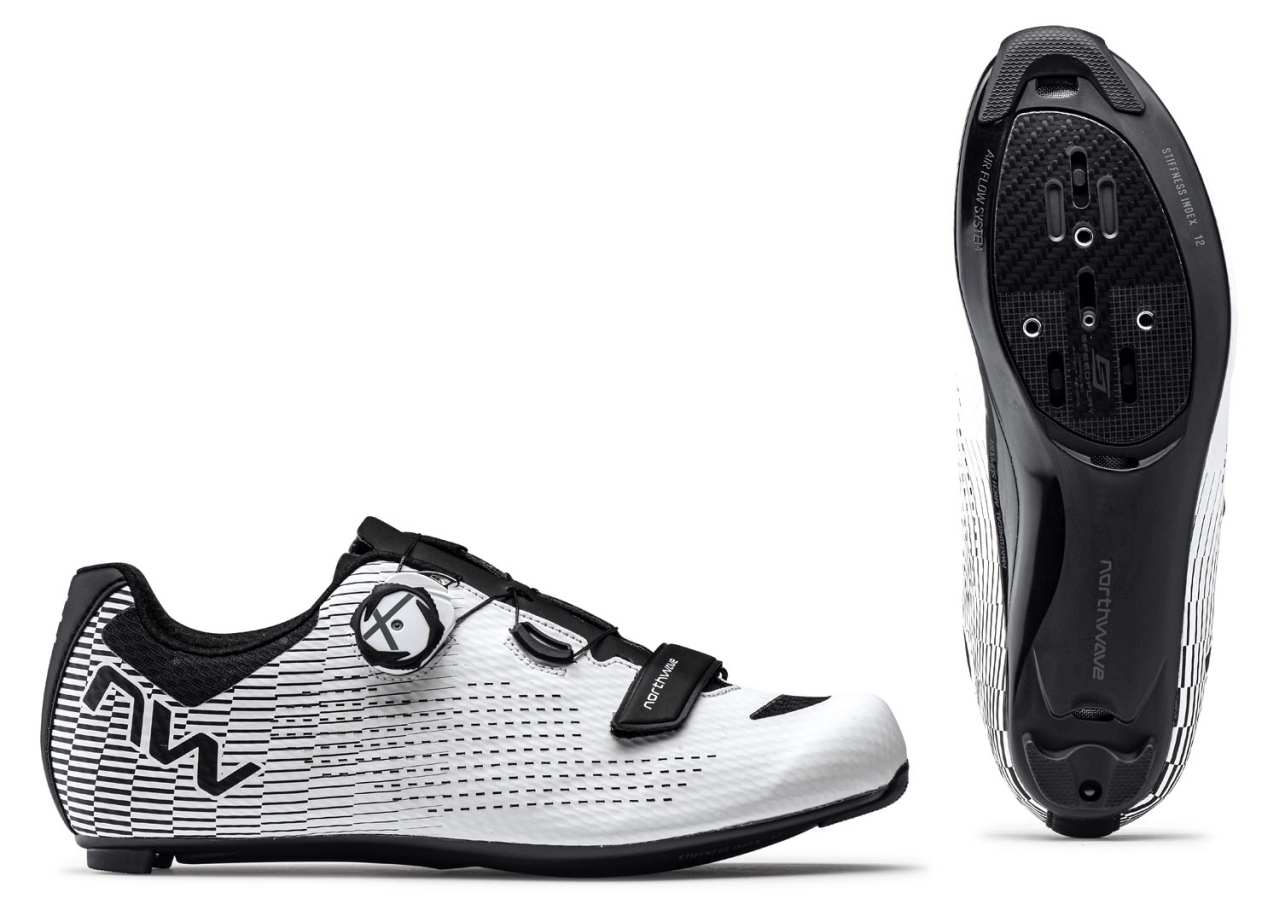 Bild von Northwave Storm Carbon 2 Rennrad Fahrrad Schuhe weiß/schwarz 2024 39