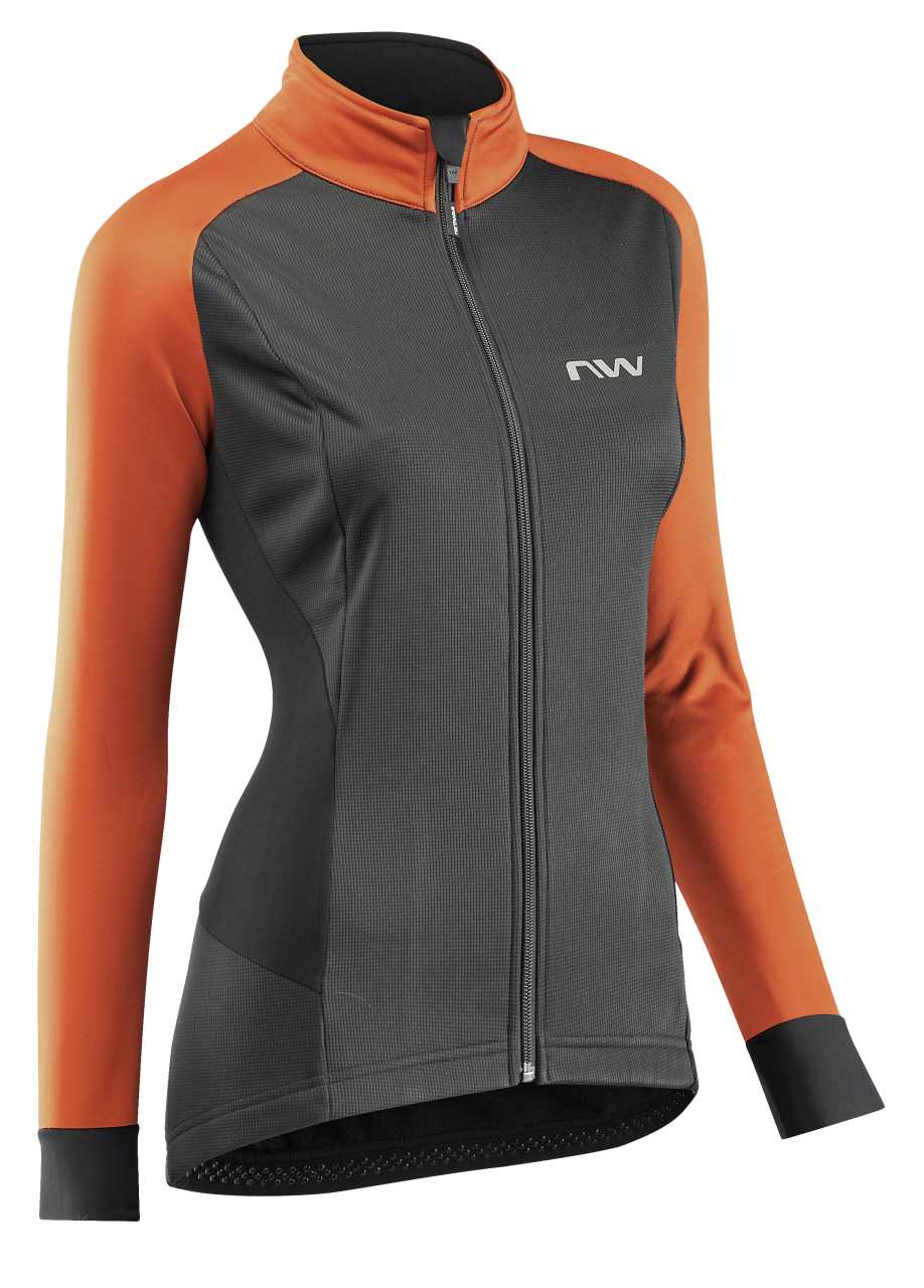 Bild von Northwave Reload Damen Fahrrad Regen/Winterjacke schwarz/orange 2024 XL (42)