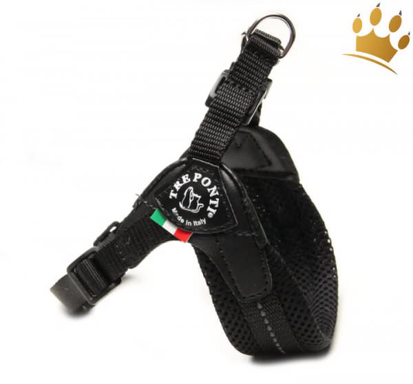 Bild von Tre Ponti Hundegeschirr Easy Fit Mesh verstellbar Schwarz