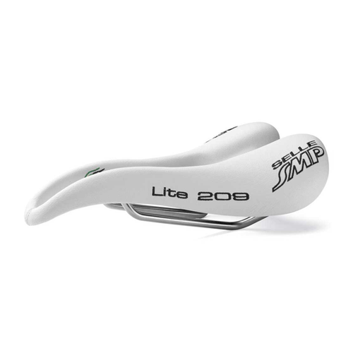 Bild von Selle SMP Lite 209 mit Edelstahl-Schienen in Weiß