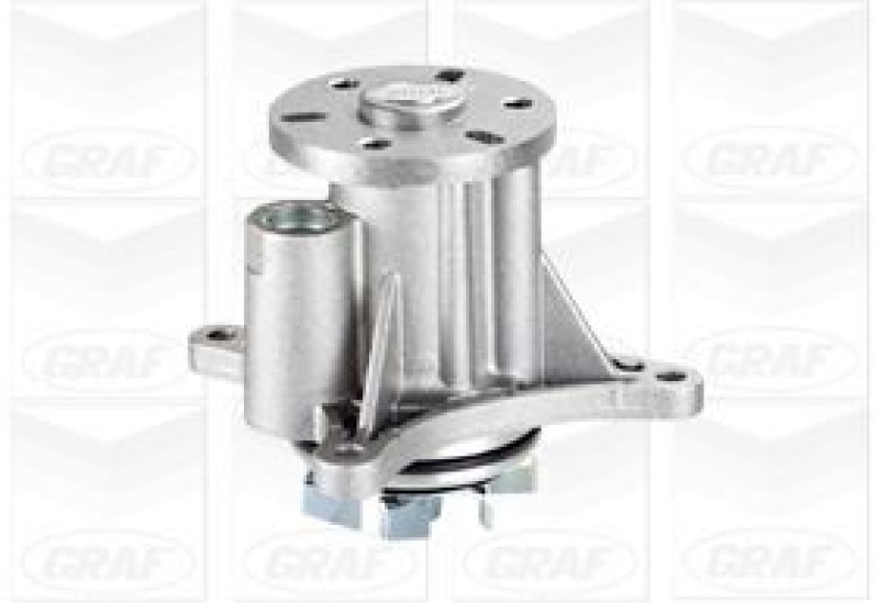 Bild von GRAF PA1158 Wasserpumpe Kühlmittelpumpe, Kühlwasserpumpe mit Dichtring mechanisch Metall für Keilrippenriementrieb
