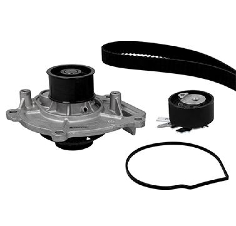 Bild von METELLI 30-1076-1 Wasserpumpe + Zahnriemensatz Wasserpumpe + Zahnriemenkit 25 für Zahnriementrieb CHRYSLER: GRAND 5OYAGER 5, LANCIA: Voyager