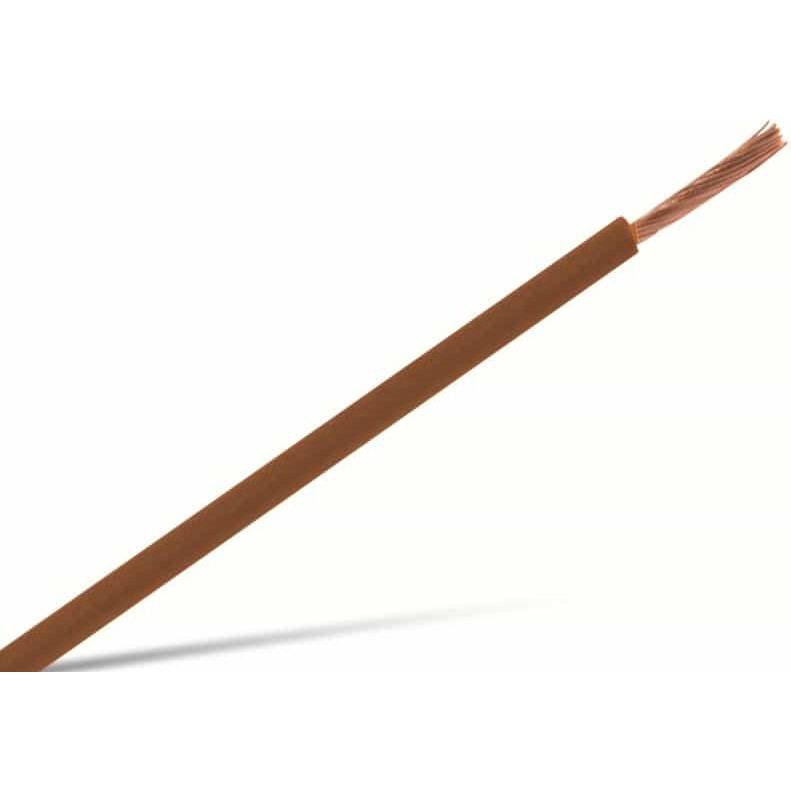 Bild von Eneroid, Kabelleitung, Installationslitze H05V-K, 1 mm², 100 m, braun (100 m)