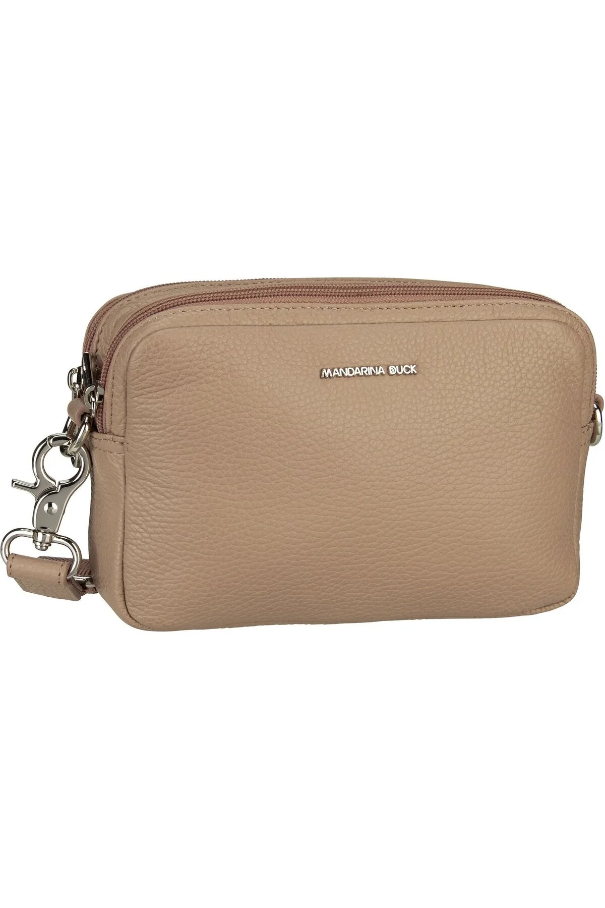 Bild von Mandarina Duck Mellow Leather Camera Bag FZT13  in Beige (1.8 Liter), Umhängetasche