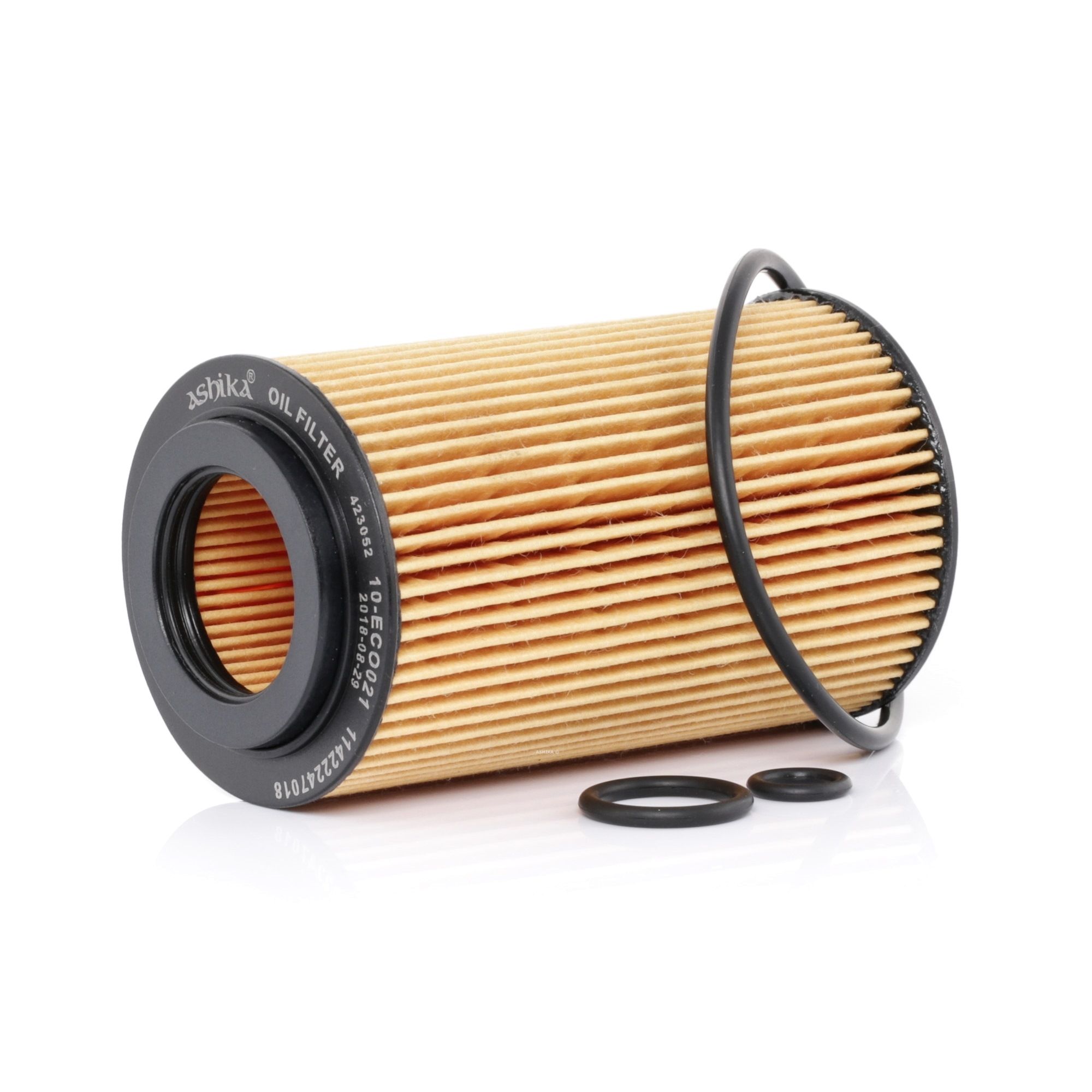 Bild von ASHIKA 10-ECO021 Ölfilter Motorölfilter, Filter für Öl Filtereinsatz MERCEDES-BENZ: C-Class Saloon, E-Class Saloon, Sprinter 3.5-T Van, BMW: 3 Saloon