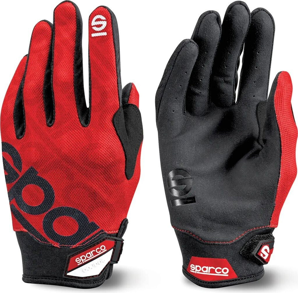 Bild von Herren-Fahrhandschuhe Sparco Meca 3 Rot - S