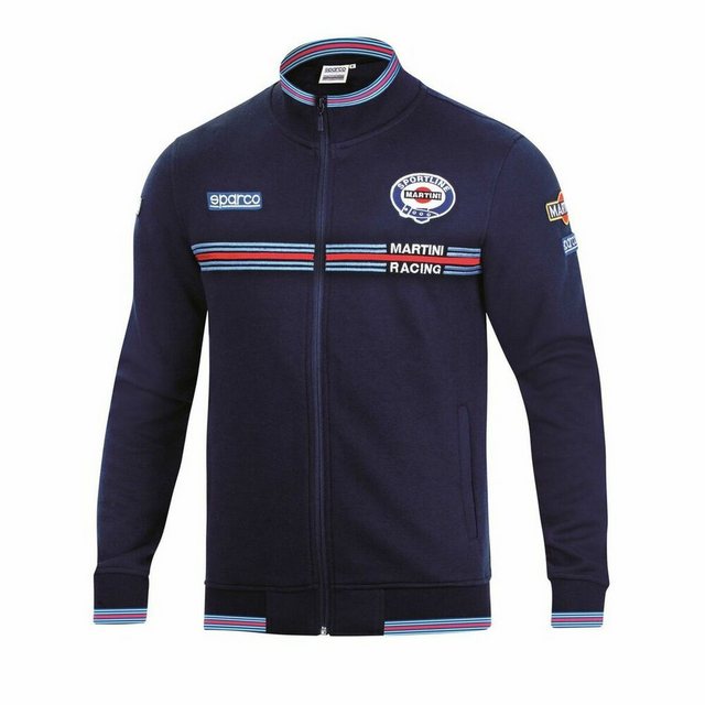 Bild von sparco Sweater Herren Sweater ohne Kapuze Sparco Martini Racing Marineblau