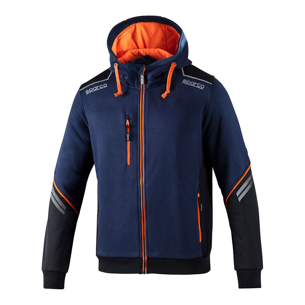 Bild von Herren Sweater mit Kapuze Sparco Tech Ndis Marineblau - M
