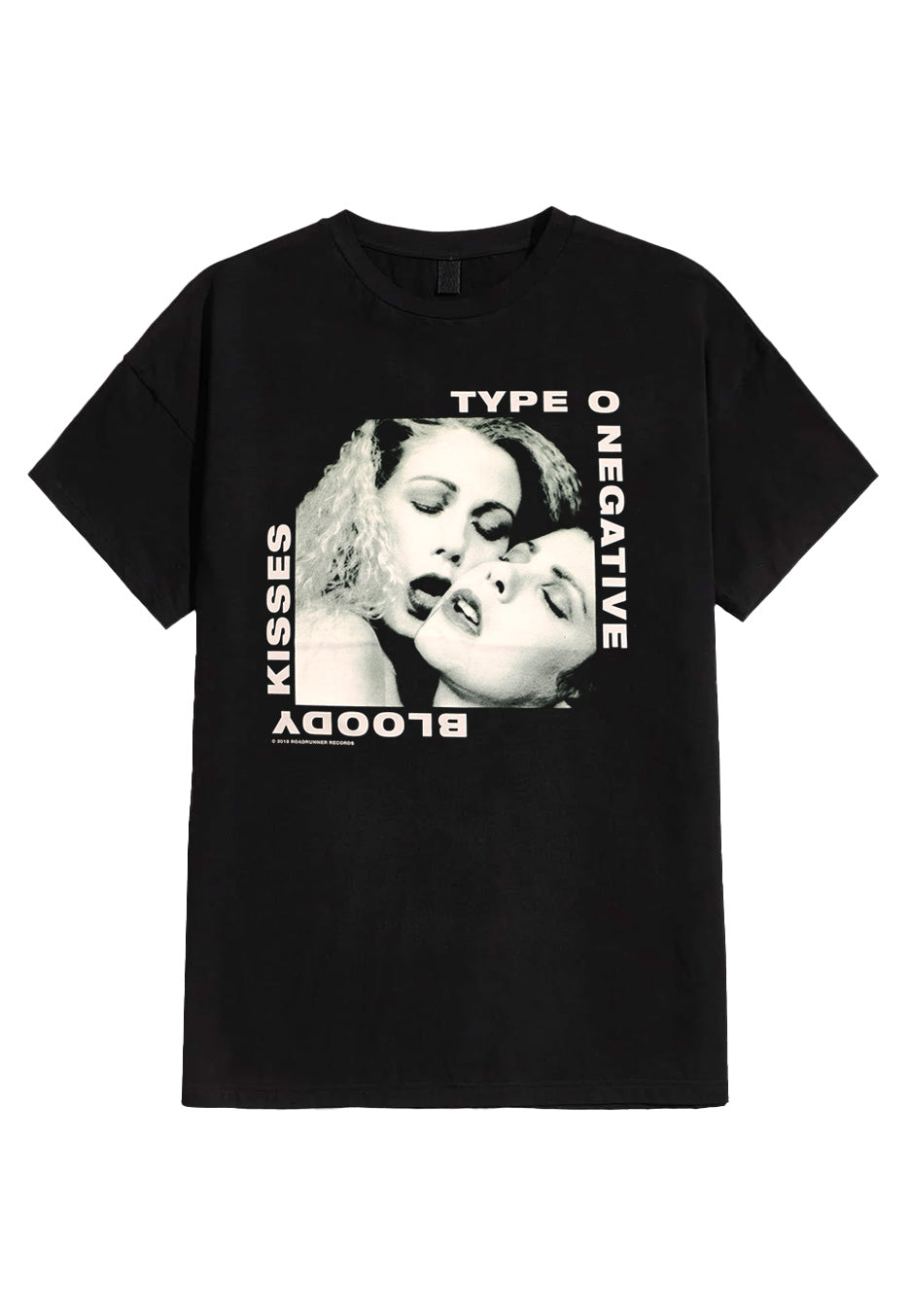 Bild von Type O Negative - Bloody Kisses - T-Shirt - Schwarz - L - 100% Baumwolle,Jersey