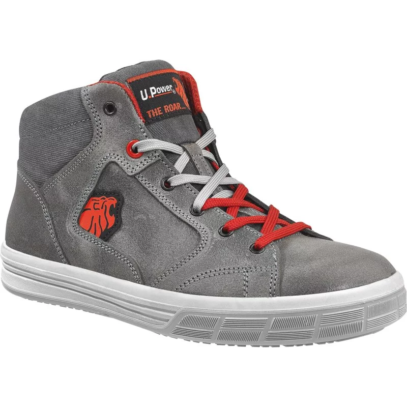 Bild von U-Power, Sicherheitsschuhe, Sicherheitsstiefel Predator Grösse 45 grau S3 SRC EN ISO 20345 Leder (S3, 45)