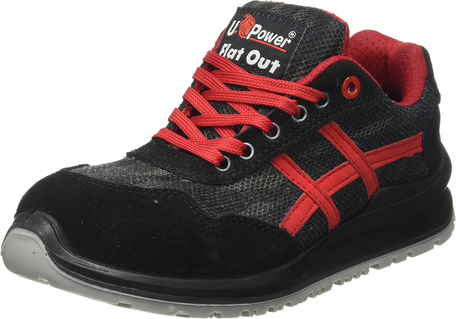 Bild von U Power, Herren Sicherheitsschuhe Schwarz Rosso/Nero, Schwarz - Rosso/Nero - Größe: 44