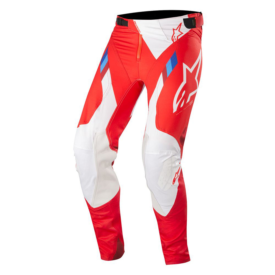Bild von Alpinestars Supertech Motocross Hose, weiss-rot-blau, Größe 28 für Männer
