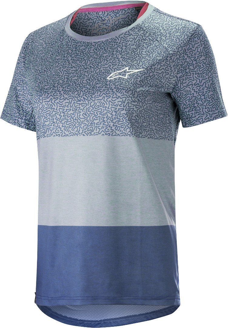 Bild von Alpinestars Stella Alps 8.0 SS Damen Fahrrad Jersey, blau, Größe XL