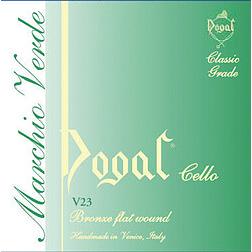 Bild von Dogal V23 Cello M. Verde 4/4-3/4 bronze (Cello), Saiten