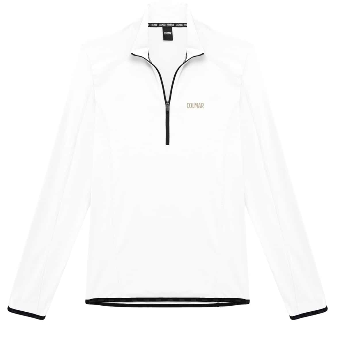 Bild von Colmar M Half Zip Tech Sweatshirt Herren (Weiß L Größe) T-Shirts