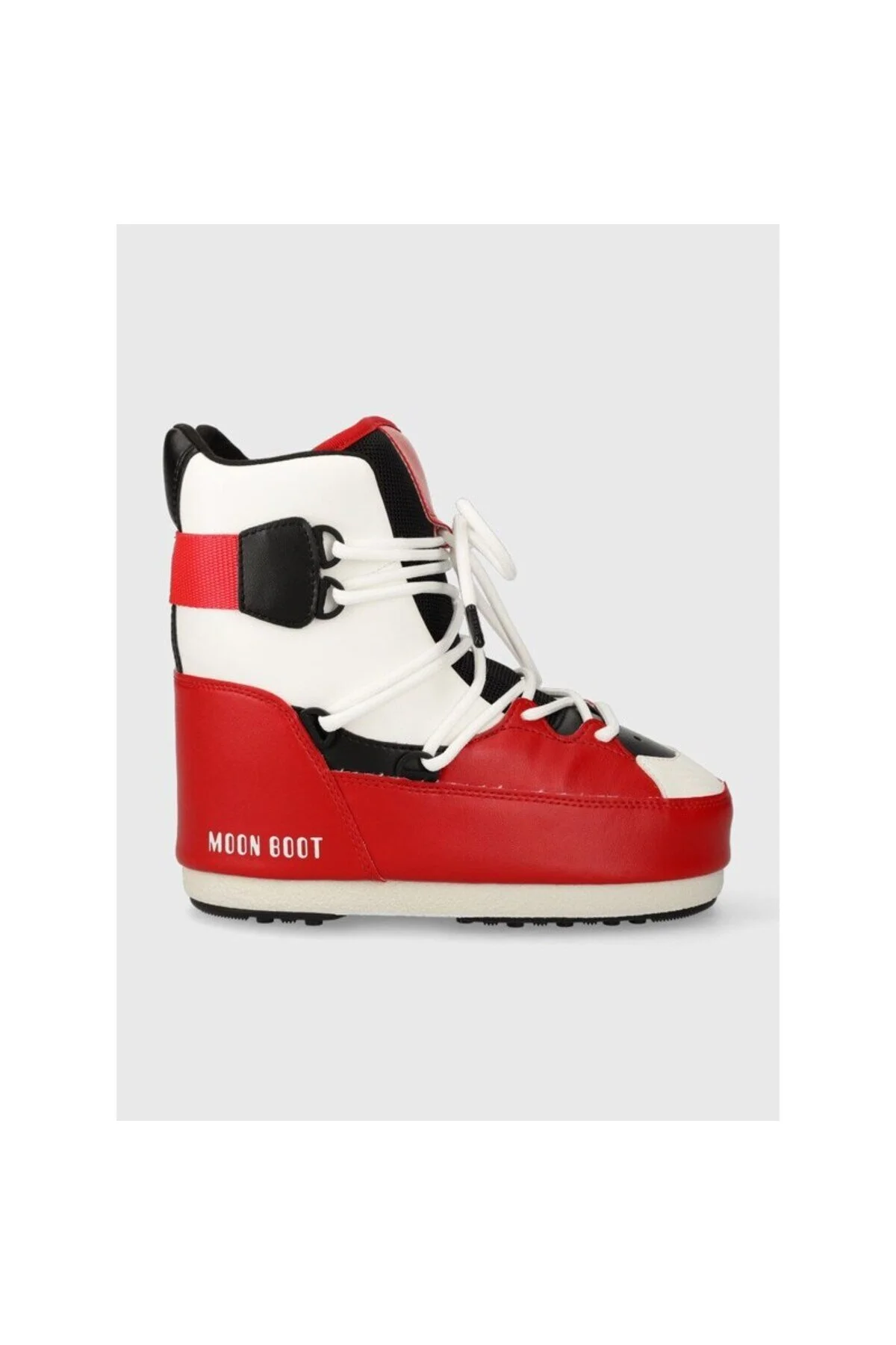 Bild von MOON BOOT 14028200 -004 Sneaker Mid Weiß / Rot / Schwarz für Herren - 43-44