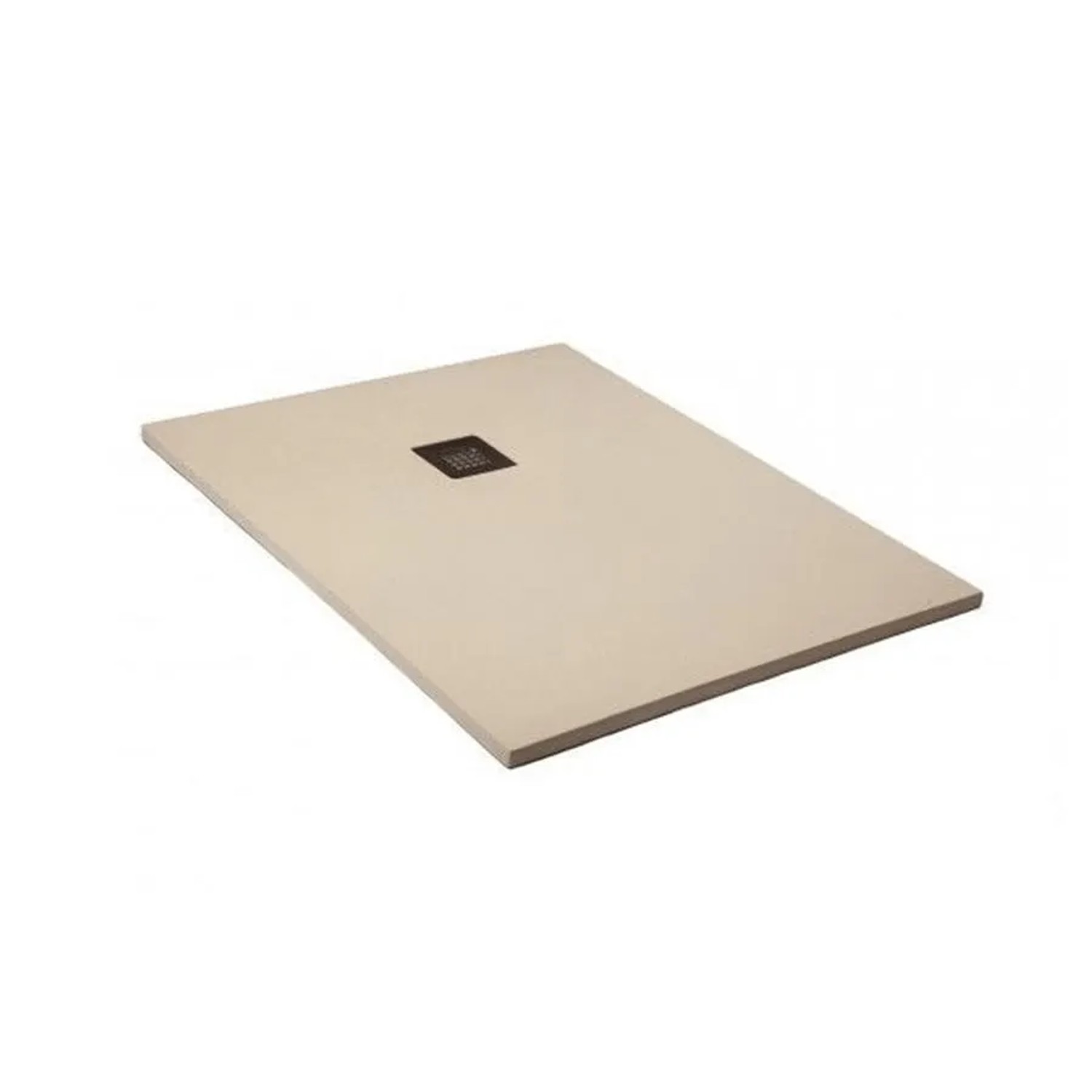Bild von Frascio New Tecnology Duschwanne 100 x 150 cm Vulcano Line Perlweiß RAL 1013 RAL 7035 mit Abfluss