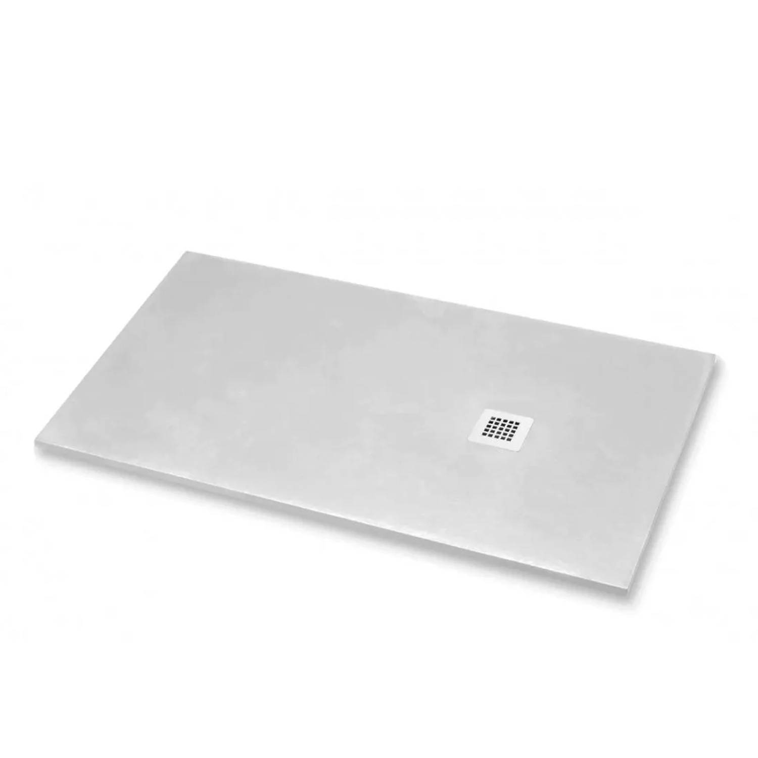Bild von Frascio New Tecnology Duschwanne 70 x 100 cm Vulcano Line Hellgrau RAL 7035 mit Abfluss
