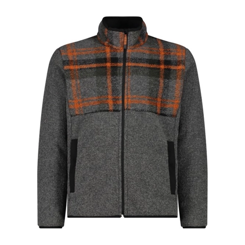 Bild von CMP Herren-Fleecejacke Knit Tech Jacket - Grau, Größe 58